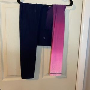 Pink and black Lole leggings in great condition